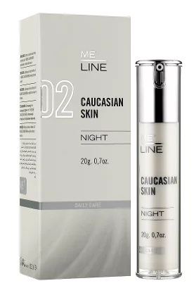 Ночной крем для лица Me Line 02 Caucasian Skin Night, 20 мл