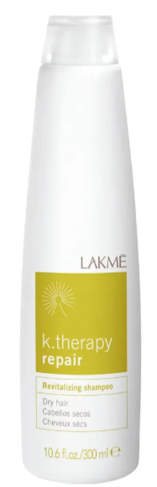 Шампунь восстанавливающий для сухих и поврежденных волос Lakme Revitalizing shampoo Repair K.Therapy, 300 мл