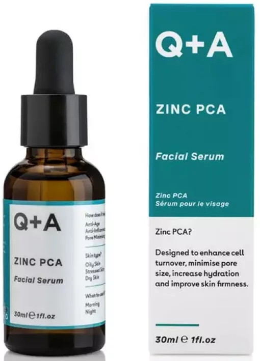 Сыворотка для лица с цинком Q+A Zinc PCA Facial Serum, 30 мл