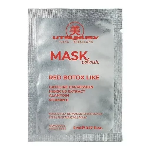 Червона маска з ботокс-ефектом UTSUKUSY Mask Color Red Botox Like 5 мл