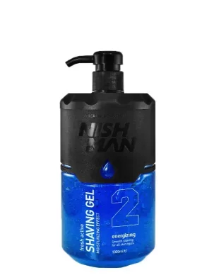 Гель для бритья Nishman Shaving Gel No.1 Fresh Active, 1000 мл