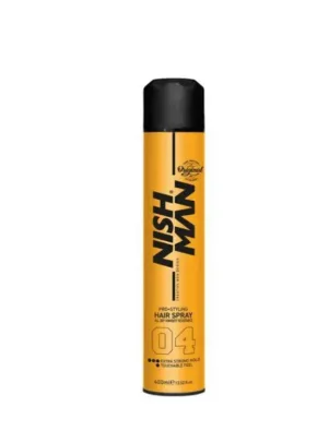 Спрей для укладання Nishman Extra Strong Hold Hair Spray, 400 мл
