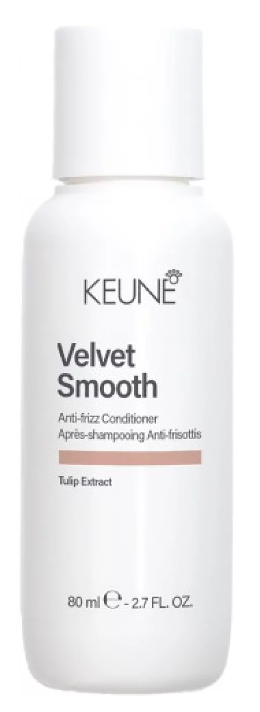 Кондиционер для разглаживания и смягчения волос Keune Velvet Smooth Anti-frizz Conditioner, 80 мл
