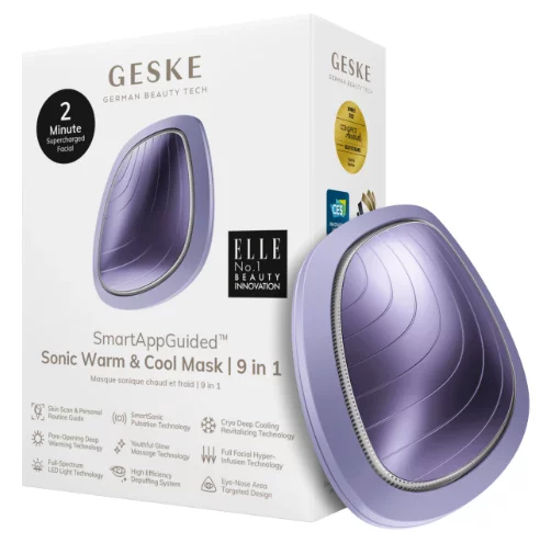 Звуковая маска тепло и холод Geske Sonic Warm &amp; Cool Mask 9 в 1 Purple