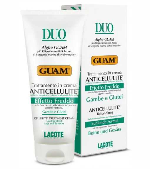 Антицелюлітний крем, що охолоджує Guam Duo Anticellulite Effetto Freddo, 200 мл