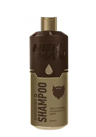 Шампунь для бороди та вусів Nishman Beard and Mustache Care Shampoo, 200 мл