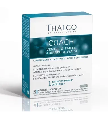 Капсулы для живота и талии Thalgo Coach Stomach &amp; Waist, 30 шт