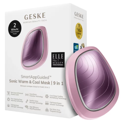 Звуковая маска тепло и холод Geske Sonic Warm &amp; Cool Mask 9 в 1 Pink