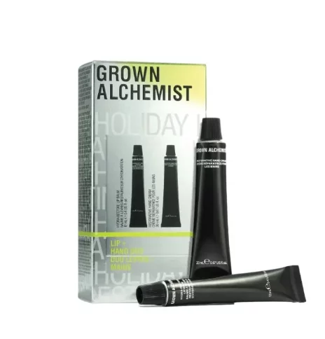 Дуэт для увлажнения губ и кожи рук Grown Alchemist Lip + Hand Duo