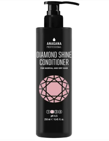 Кондиционер "Бриллиантовый блеск" для всех типов волос Anagana Diamond Shine Conditioner, 250 мл