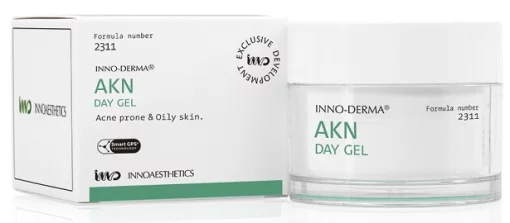 Балансуючий денний гель для жирної та схильної до акне шкіри Innoaesthetics Akn Day Gel, 50 мл