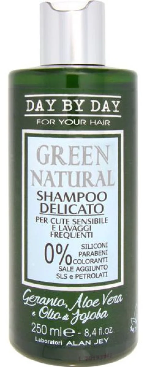 Шампунь делікатний для чутливої ​​шкіри та частого застосування Alan Jey Green Natural Delicate Shampoo, 250 мл