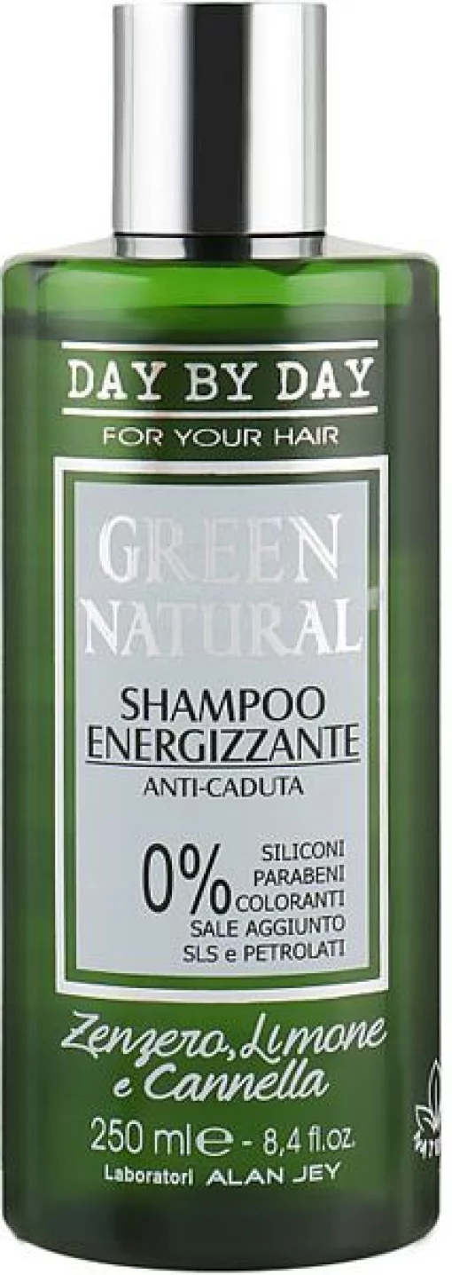 Енергетичний шампунь проти випадання волосся Alan Jey Green Natural Shampoo Energizzante, 250 мл