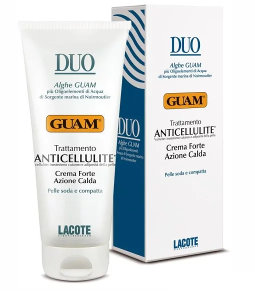 Антицелюлітний крем з ефектом, що розігріває Guam Duo Anticellulite Crema Forte, 200 мл