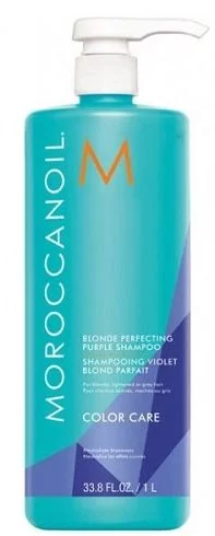 Тонізуючий шампунь із фіолетовим пігментом Moroccanoil Blonde Perfecting Purple Shampoo, 1000 мл