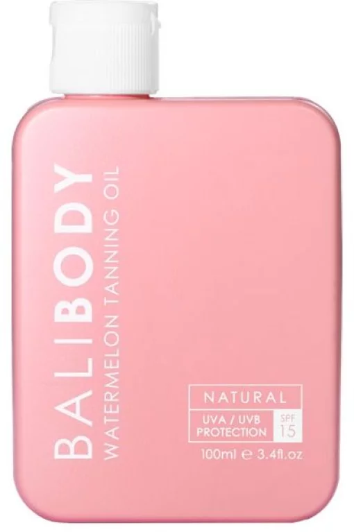 Олія для посилення засмаги з екстрактом кавунових кісточок Bali Body Watermelon Tanning Oil SPF15, 100 мл