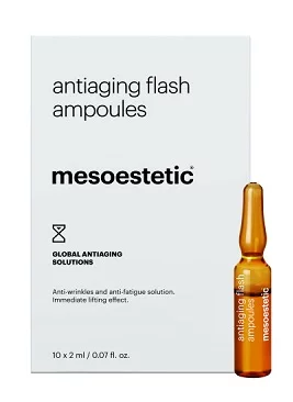 Омолаживающие ампулы Mesoestetic Antiaging Flash, 10 х 2 мл