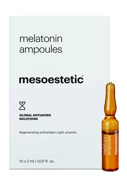 Ампулы для лица &quot;Мелатонин ночной уход&quot; Mesoestetic Home Performance Melatonin Ampoules, 10 х 2 мл