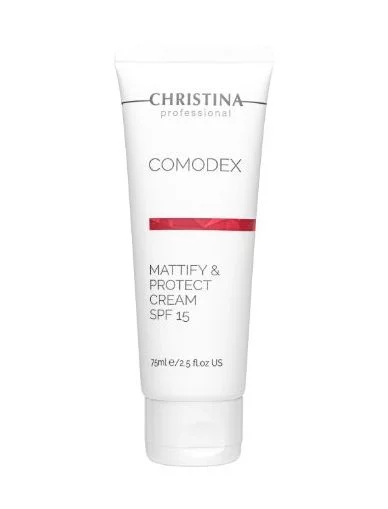 Крем для обличчя матовий Christina Comodex Mattify &amp; Protect Cream SPF 15, 75 мл