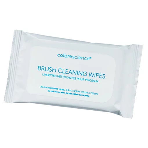 Салфетки для очистки кистей ColoreScience Brush Cleansing Wipes 1 уп (20 шт)
