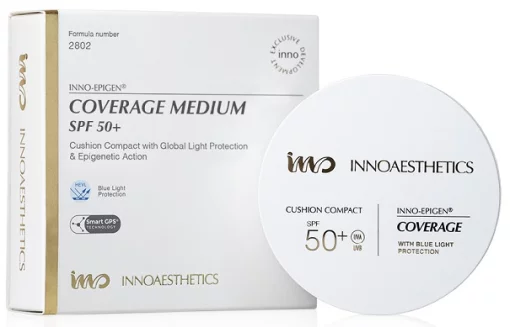 Тональная основа-кушон Innoaesthetics Inno-Epigen Coverage Light UVP 50+