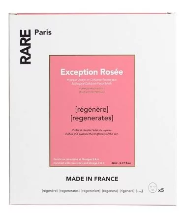 Восстанавливающая тканевая маска Rare Paris Exception Rosée Regenerating Face Mask, 5 шт