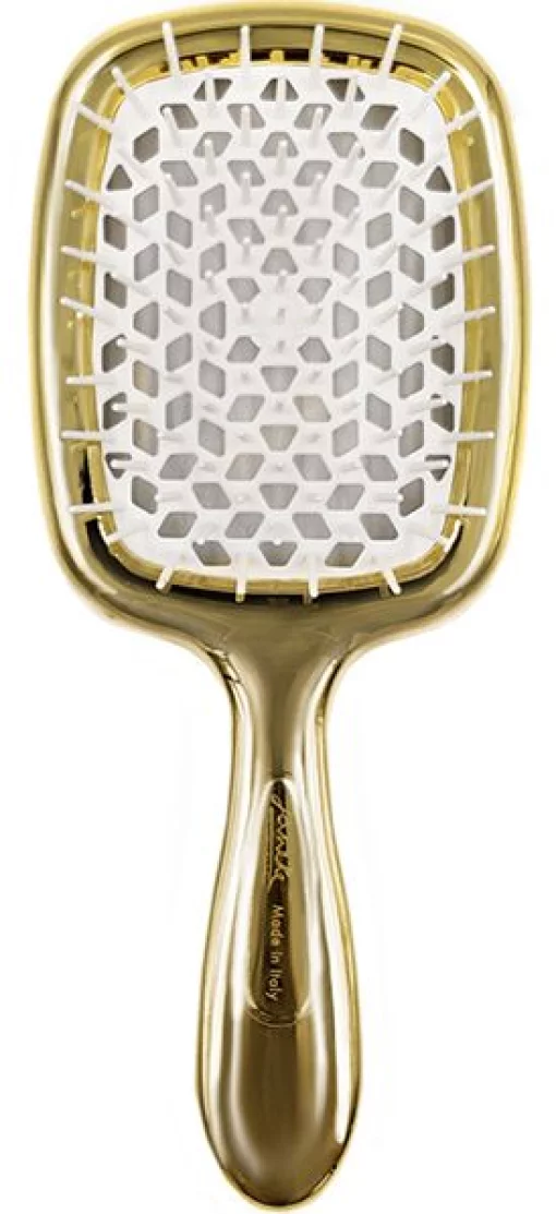 Расческа для волос Janeke UPERBRUSH LUX (золотый с белым)
