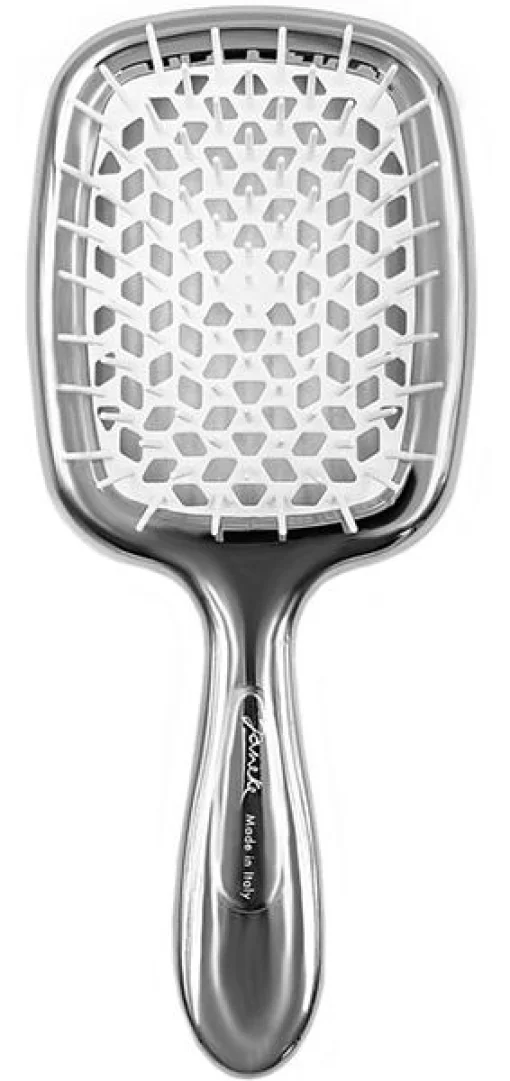 Расческа для волос Janeke UPERBRUSH LUX (серебр ос белым)
