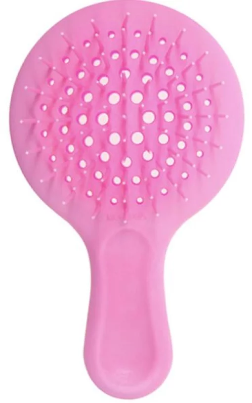 Расческа для волос  Janeke Superbrush Mini Silicon Line (фуксия)