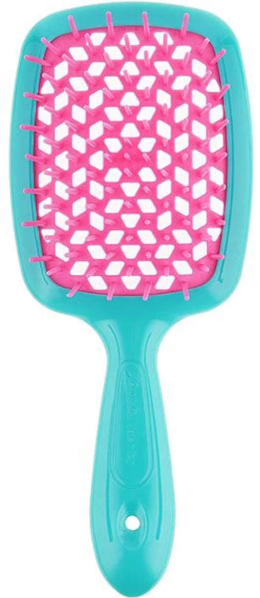 Расческа для волос Janeke Superbrush the Original (бирюзово-розовый)