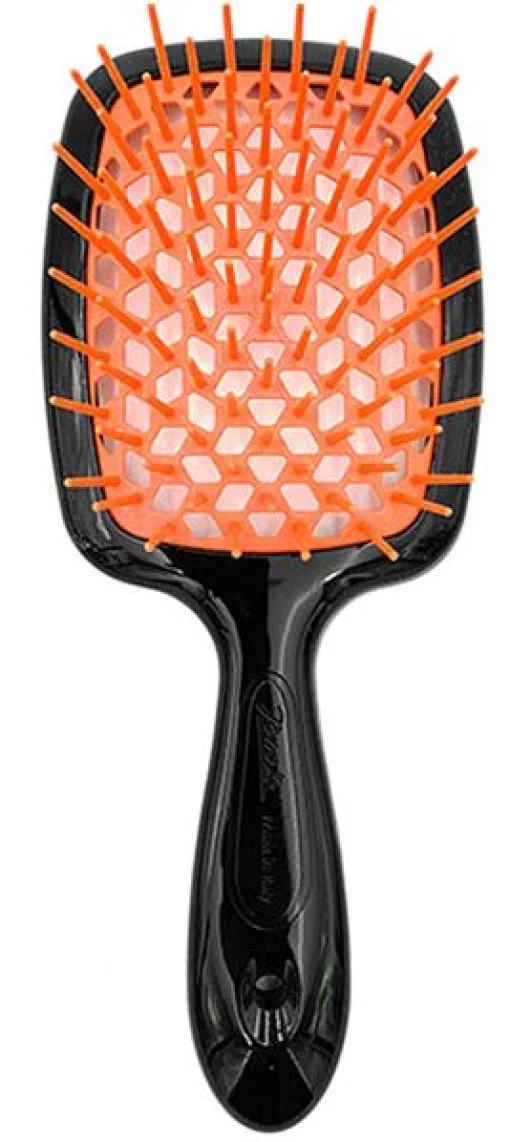 Расческа для волос Janeke Superbrush the Original (черно-оранжевая)