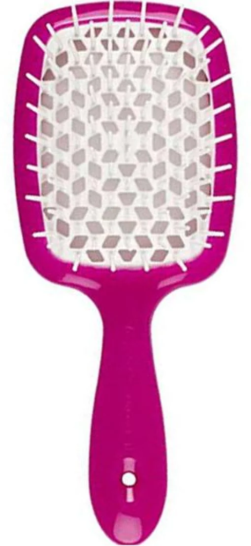 Расческа для волос Janeke Superbrush the Original (фуксия с белым)