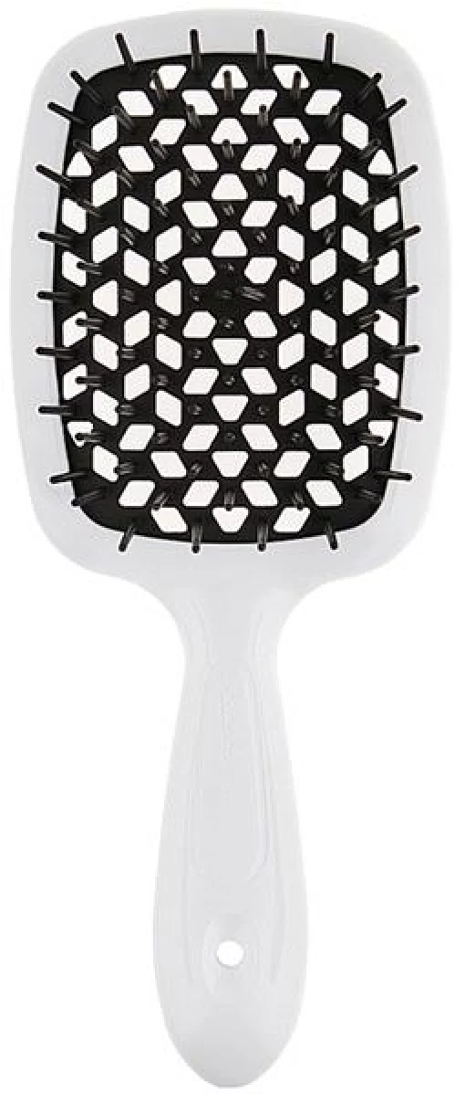Расческа для волос Janeke Superbrush the Original (белый с черным)