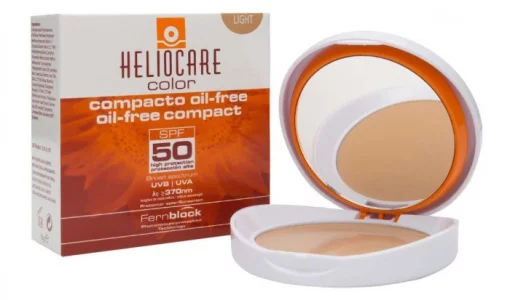 Солнцезащитная компактная пудра на водной основе (светлый)Cantabria Heliocare Color Oil-Free Compact SPF 50, 10 г