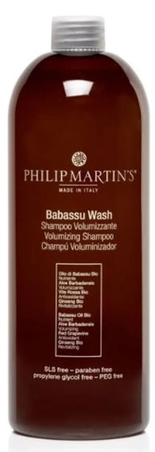 Шампунь для объема волос с маслом Бабасу Philip Martin's Babassu Wash, 1000 мл