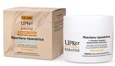 Маска для волосся GUAM UPKER INTENSIVE KERATINE відновлювальна з рослинним кератином, 200 мл