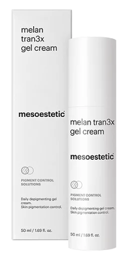 Депигментирующий гель-крем Mesoestetic Melan Tran3x Daily Depigmenting Gel Cream, 50 мл
