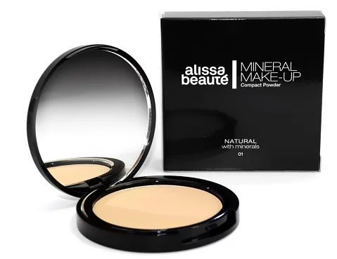 Мінеральна компактна пудра для обличчя Alissa Beaute Mineral Powder 01