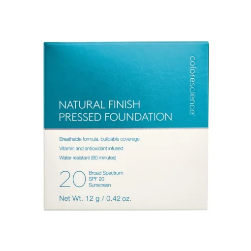 Пресована пудра SPF 20 ColoreScience "Світло-бежевий" Natural Finish Pressed Foundation SPF 20 Light Beige 12 г