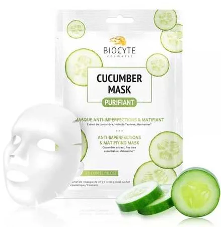 Огуречная маска Biocyte Cucumber Mask, 1 шт
