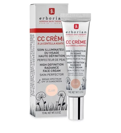 СС-крем «Контроль цвета», светлый Erborian CC Cream Radiance Cream Skin Perfector, 15 мл