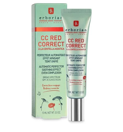 Коригуючий крем для обличчя Erborian СС Red Correct, 15 мл