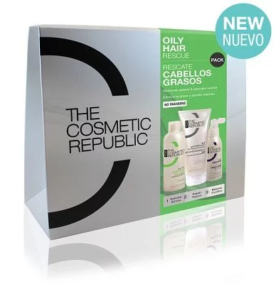 Набір  для догляду за жирним і комбінованим волоссям Lascos Oily Hair Rescue Pack