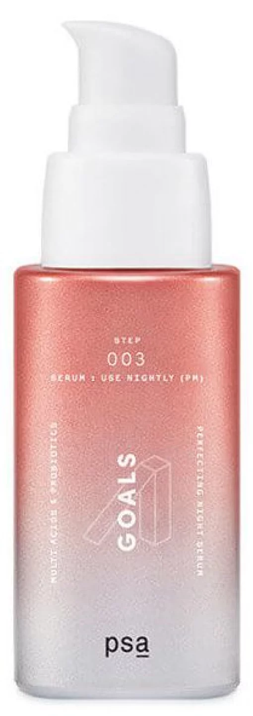 Антиоксидантная ночная сыворотка PSA Goals Multi Acids and Probiotics Perfecting Night Serum, 30 мл