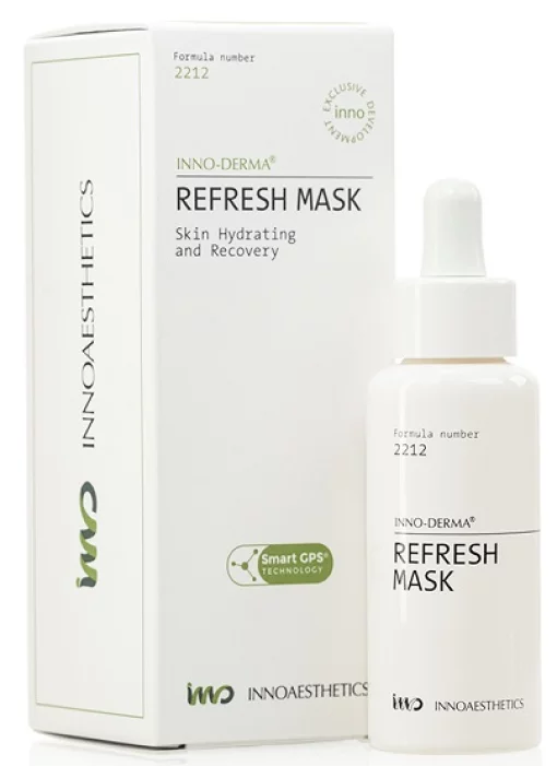 Освіжаюча та заспокійлива маска для обличчя Innoaesthetics Refresh mask, 50 мл