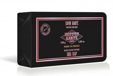 Тверде мило Institut Karite Black Leather Shea Soap, 150 гр