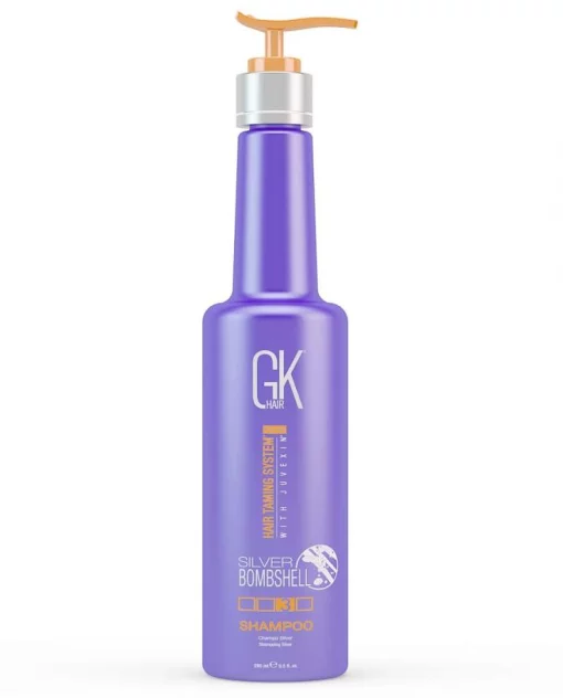 Срібний шампунь для блондованого волосся GKhair Global Keratin Silver Bombshell Shampoo, 710 мл
