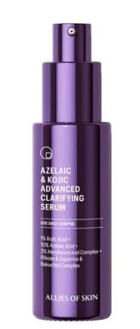 Сыворотка для лица с азелаиновой кислотой  Allies Of Skin Azelaic &amp; Kojic Advanced Clarifying Serum, 30 мл