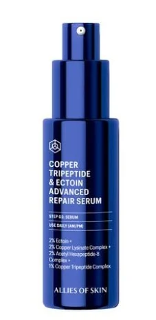 Восстанавливающая сыворотка Allies Of Skin Copper Tripeptide &amp; Ectoin Advanced Repair Serum, 30 мл