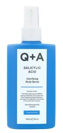 Спрей для тела Q+A Salicylic Acid Clarifying Body Spray с салициловой кислотой, 150 мл